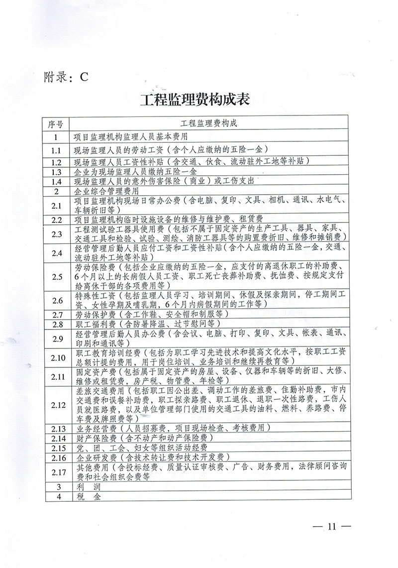 鄂建监协【2015】7号 关于印发《建设工程监理与相关服务计费规则》的通知 - 365英国上市〔www.iTongxin.cn〕