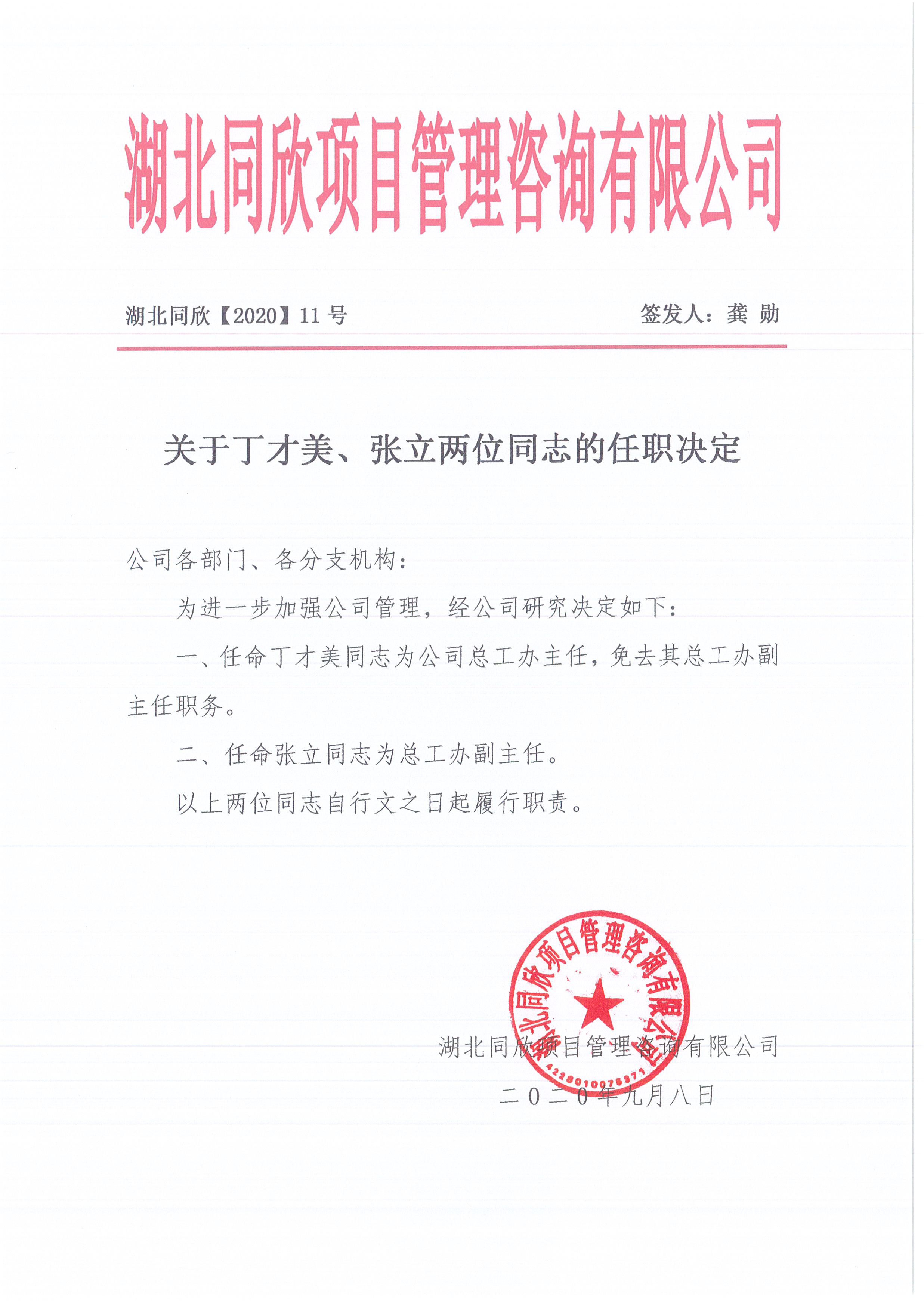 湖北365英国上市[2020]11号关于丁才美、张立两位同志的任职决议.jpg